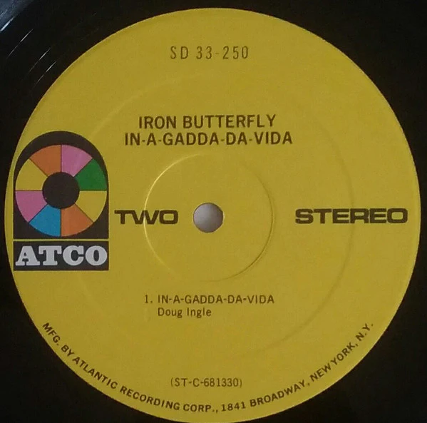 Iron Butterfly - In-A-Gadda-Da-Vida (LP, Album, RP, Mis) (Very Good (VG)) - Image 4
