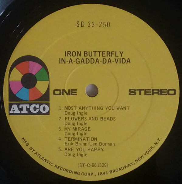 Iron Butterfly - In-A-Gadda-Da-Vida (LP, Album, RP, Mis) (Very Good (VG)) - Image 3