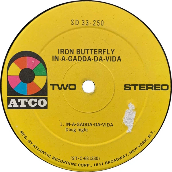 Iron Butterfly - In-A-Gadda-Da-Vida (LP, Album, RP, Pit) (Very Good Plus (VG+)) - Image 4