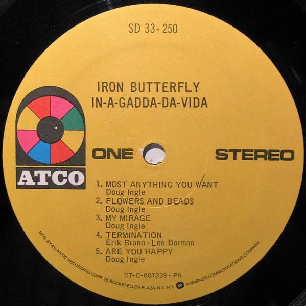 Iron Butterfly - In-A-Gadda-Da-Vida (LP, Album, RP, PR) (Very Good Plus (VG+)) - Image 3