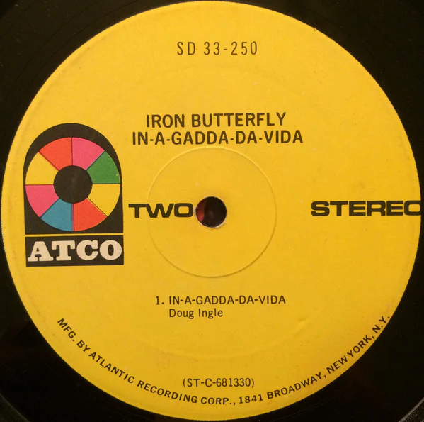 Iron Butterfly - In-A-Gadda-Da-Vida (LP, Album, RP) (Very Good Plus (VG+)) - Image 4