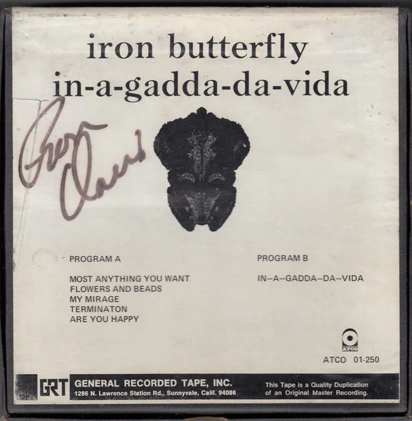 Iron Butterfly - In-A-Gadda-Da-Vida (Reel, 4tr Stereo, 7" Reel, Album) (Very Good Plus (VG+)) - Image 2