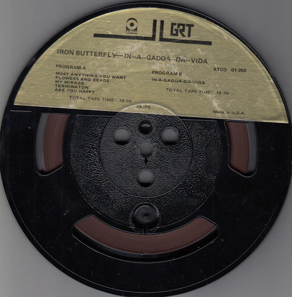 Iron Butterfly - In-A-Gadda-Da-Vida (Reel, 4tr Stereo, 7" Reel, Album) (Very Good Plus (VG+)) - Image 3