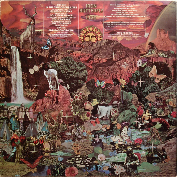 Iron Butterfly - Live (LP, Album, PR ) (Very Good (VG)) - Image 2