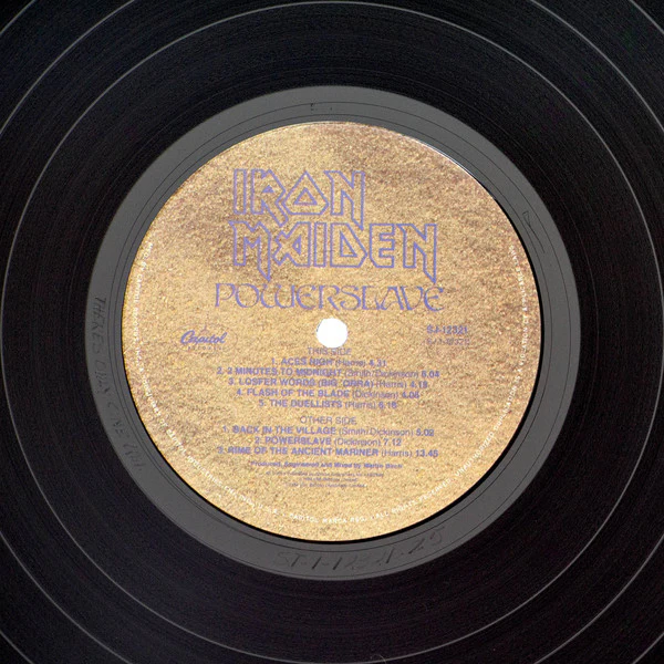 Iron Maiden - Powerslave (LP, Album, Win) (Near Mint (NM or M-)) - Image 3