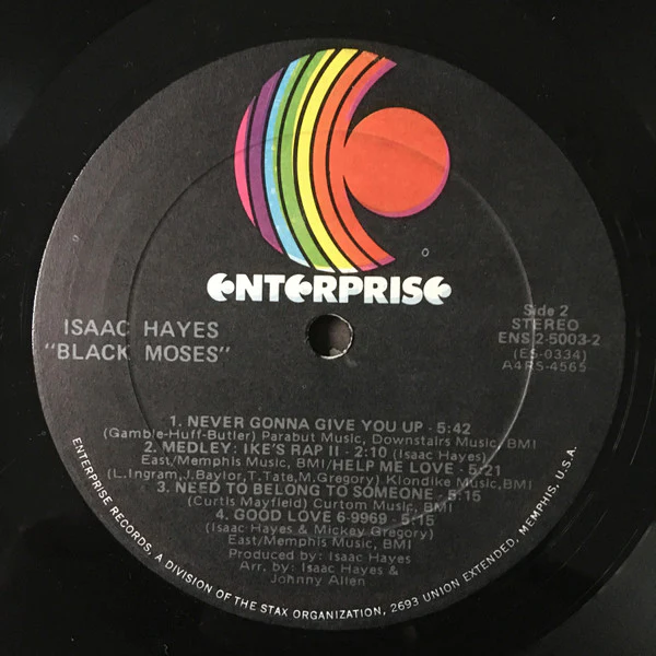 Isaac Hayes - Black Moses (2xLP, Album) (Very Good (VG)) - Image 4