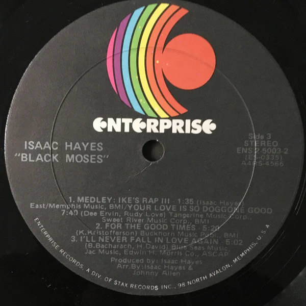 Isaac Hayes - Black Moses (2xLP, Album) (Very Good (VG)) - Image 5