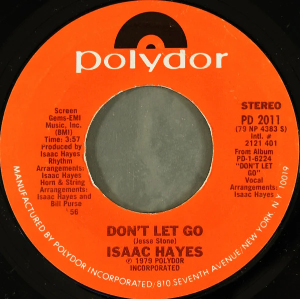 Isaac Hayes - Don't Let Go (7", Styrene, 56 ) (Near Mint (NM or M-))