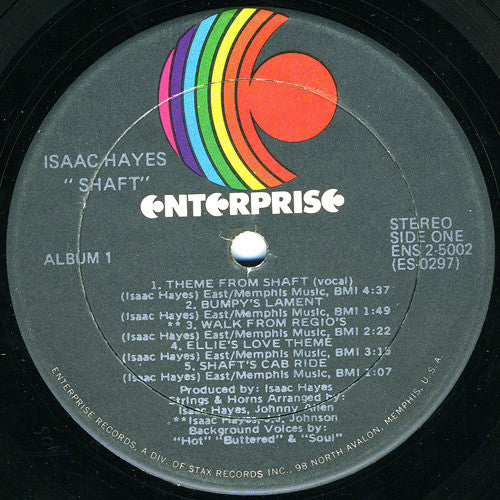 Isaac Hayes - Shaft (2xLP, Album, Son) (Good Plus (G+)) - Image 3