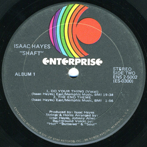 Isaac Hayes - Shaft (2xLP, Album, Son) (Good Plus (G+)) - Image 4