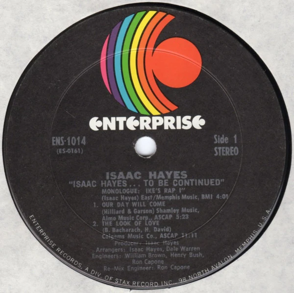 Isaac Hayes - ...To Be Continued (LP, Album, RP) (Good Plus (G+)) - Image 3