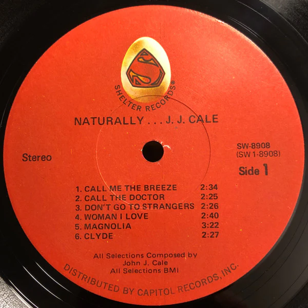 J.J. Cale - Naturally (LP, Album, Jac) (Very Good (VG)) - Image 3
