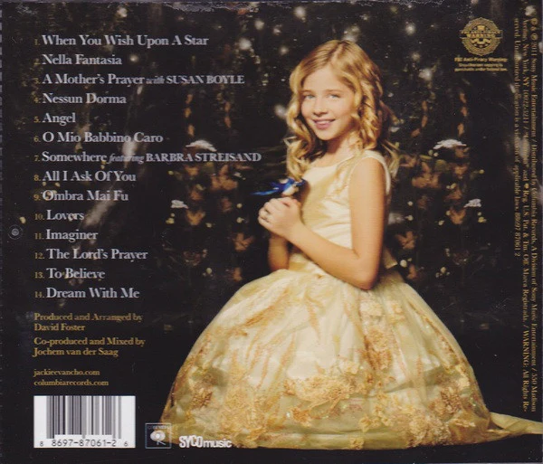 Jackie Evancho - Dream With Me (CD, Album) (Very Good Plus (VG+)) - Image 2