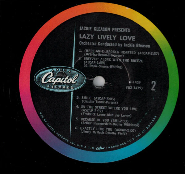 Jackie Gleason - Lazy Lively Love (LP, Album, Mono, Los) (Very Good Plus (VG+)) - Image 4