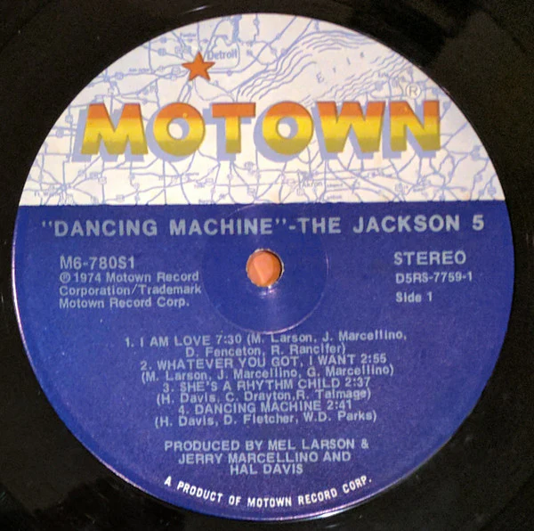 The Jackson 5 - Dancing Machine (LP, Album, Ind) (Very Good (VG)) - Image 3