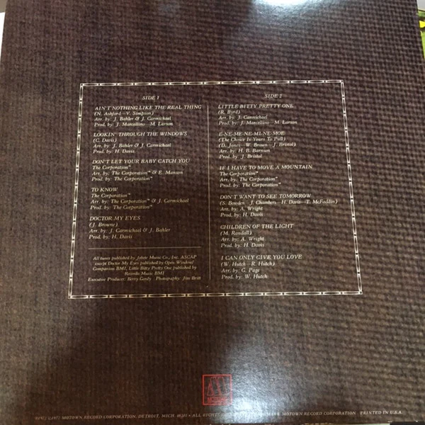 The Jackson 5 - Lookin' Through The Windows (LP, Album) (Very Good Plus (VG+)) - Image 2