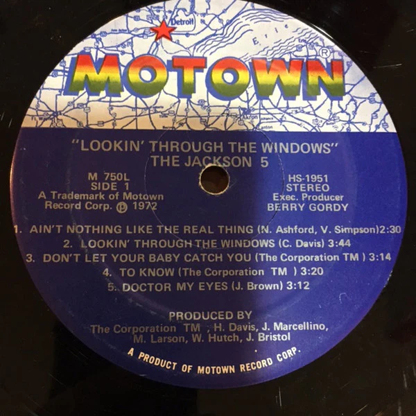 The Jackson 5 - Lookin' Through The Windows (LP, Album) (Very Good Plus (VG+)) - Image 3