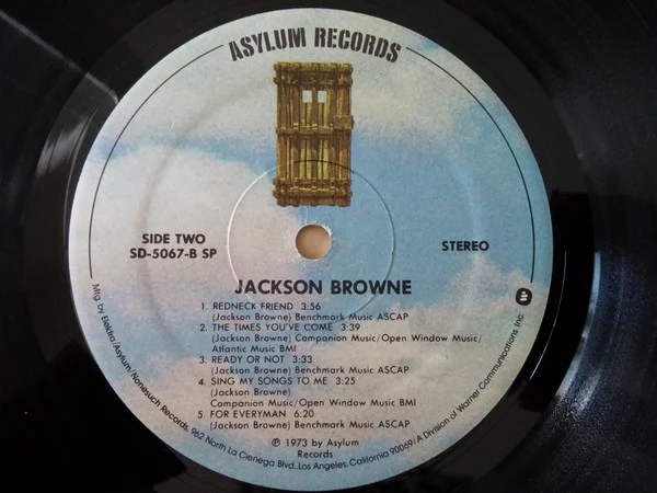 Jackson Browne - For Everyman (LP, Album, RE, SP ) (Very Good Plus (VG+)) - Image 4