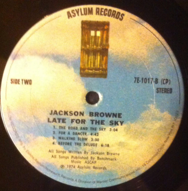 Jackson Browne - Late For The Sky (LP, Album, CP ) (Very Good Plus (VG+)) - Image 4