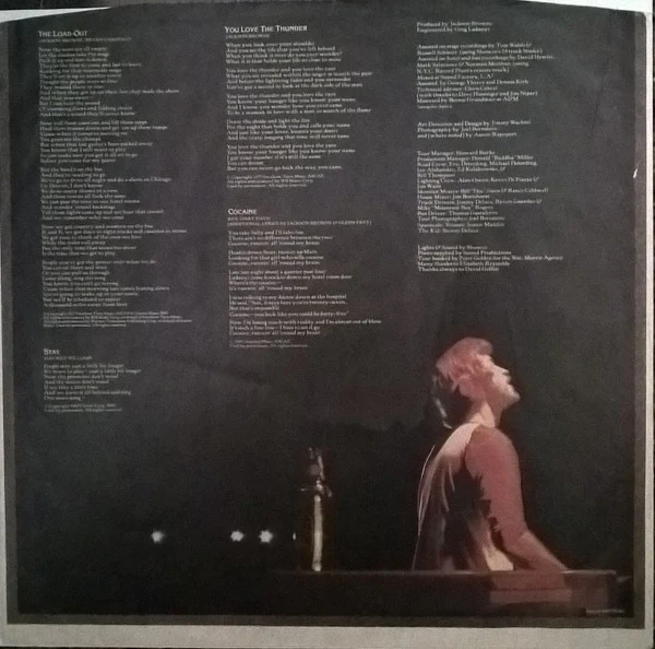Jackson Browne - Running On Empty (LP, Album, RE) (Very Good Plus (VG+)) - Image 4