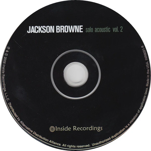 Jackson Browne - Solo Acoustic Vol. 2 (CD, Album, Dig) (Near Mint (NM or M-)) - Image 3