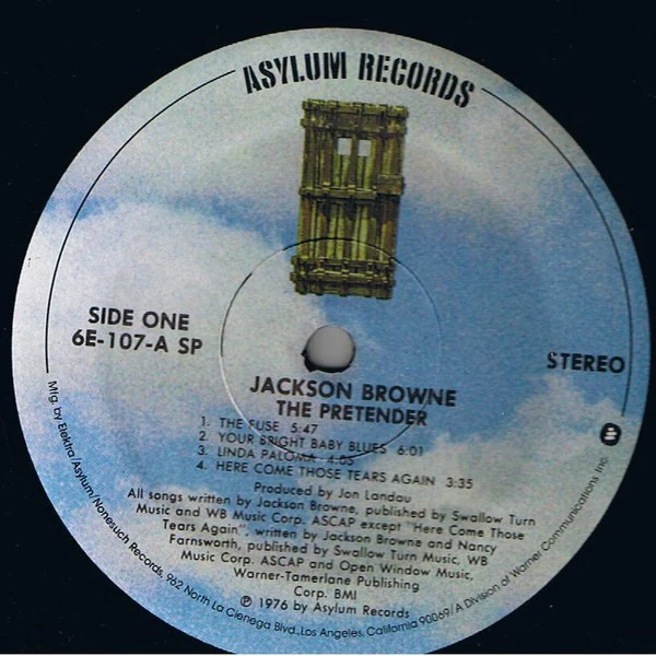 Jackson Browne - The Pretender (LP, Album, RE, SP ) (Very Good Plus (VG+)) - Image 3