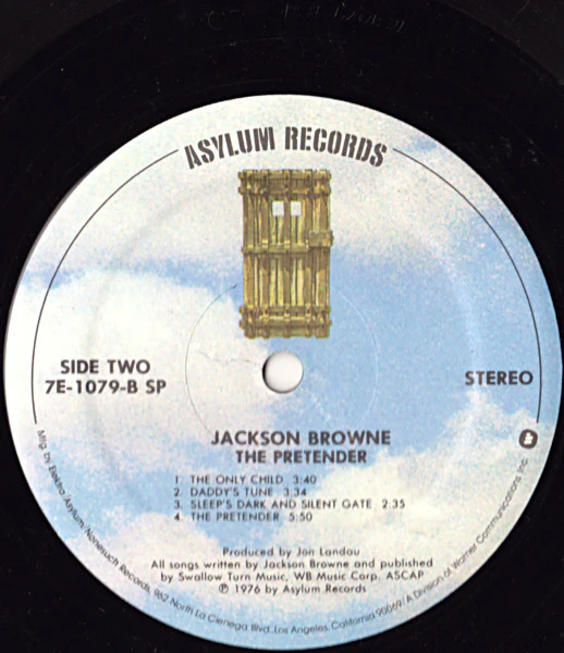 Jackson Browne - The Pretender (LP, Album, SP ) (Very Good Plus (VG+)) - Image 4