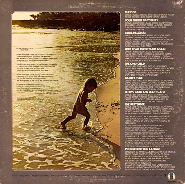 Jackson Browne - The Pretender (LP, Album, SP ) (Very Good Plus (VG+)) - Image 2