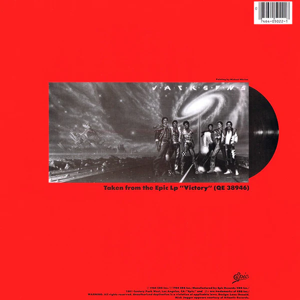 The Jacksons - State Of Shock (12") (Near Mint (NM or M-)) - Image 2