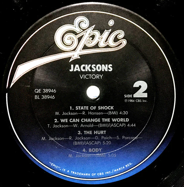 The Jacksons - Victory (LP, Album, Pit) (Very Good Plus (VG+)) - Image 5