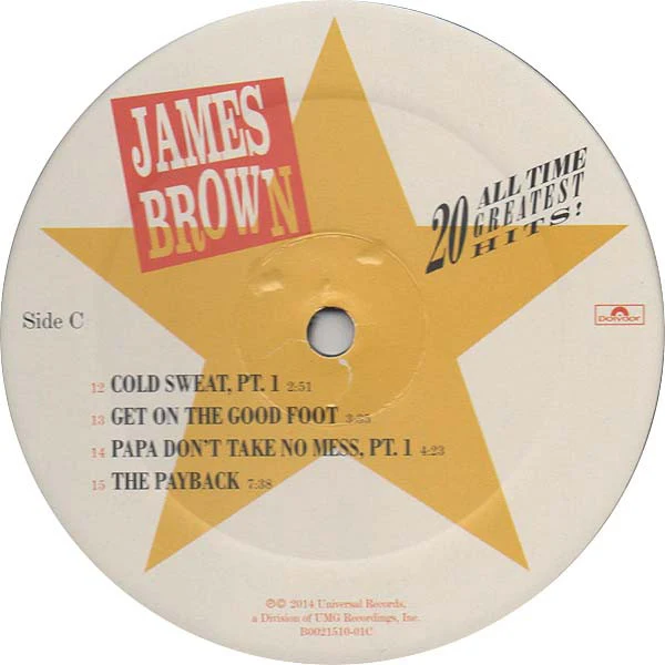 James Brown - 20 All-Time Greatest Hits! (2xLP, Comp, RE) (Mint (M)) NEW & SEALED - Image 5