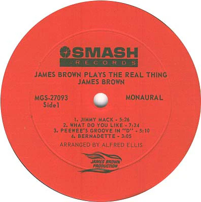 James Brown - Plays The Real Thing (LP, Album, Mono, Mer) (Very Good (VG)) - Image 3