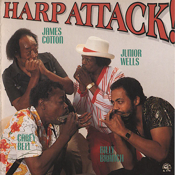 James Cotton, Junior Wells, Carey Bell, Billy Branch - Harp Attack! (CD, Album) (Near Mint (NM or M-))