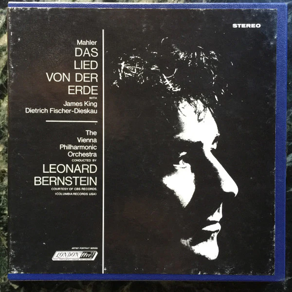 James King , Dietrich Fischer-Dieskau, Leonard Bernstein, The Vienna Philharmonic Orchestra*, Gustav Mahler - Das Lied Von Der Erde (Reel, 4tr Stereo, 7" Reel, Album) (Very Good Plus (VG+))