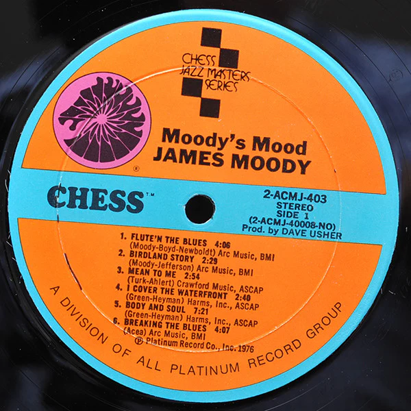 James Moody - Moody's Mood (2xLP, Comp, RE) (Very Good (VG)) - Image 3