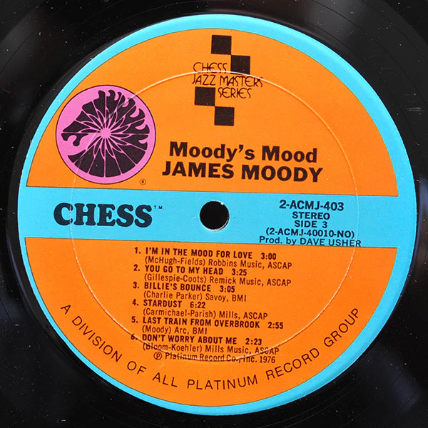 James Moody - Moody's Mood (2xLP, Comp, RE) (Very Good (VG)) - Image 5