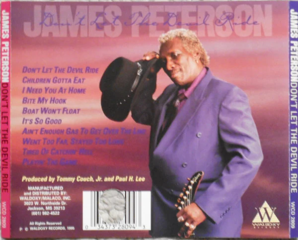 James Peterson - Don't Let The Devil Ride (CD, Album) (Near Mint (NM or M-)) - Image 2