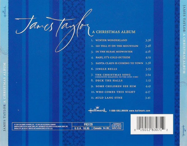 James Taylor  - A Christmas Album (CD, Album) (Mint (M)) - Image 2