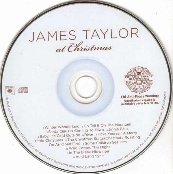 James Taylor - At Christmas (CD, Album) (Very Good (VG)) - Image 3