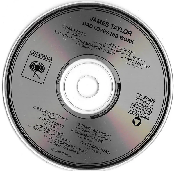 James Taylor - Dad Loves His Work (CD, Album) (Very Good Plus (VG+)) - Image 3