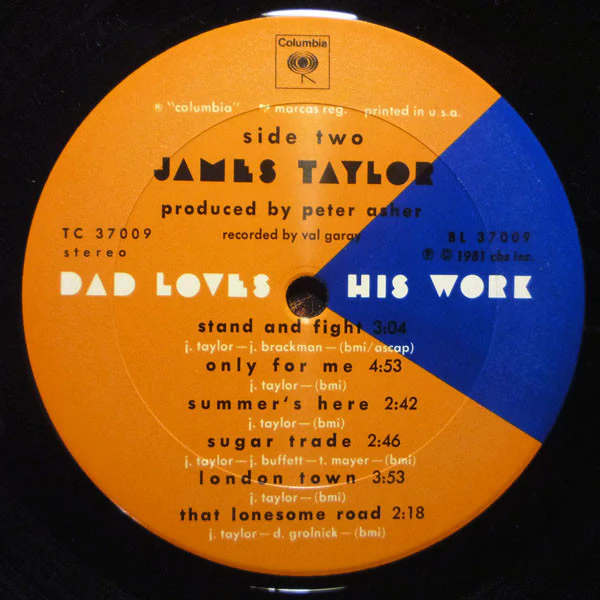 James Taylor  - Dad Loves His Work (LP, Album, Pit) (Near Mint (NM or M-)) - Image 4