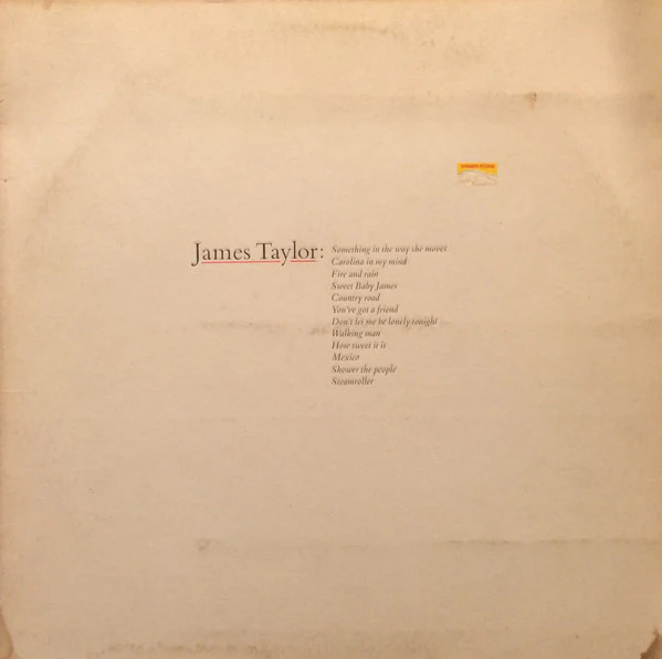James Taylor  - James Taylor's Greatest Hits (LP, Comp, Win) (Near Mint (NM or M-))