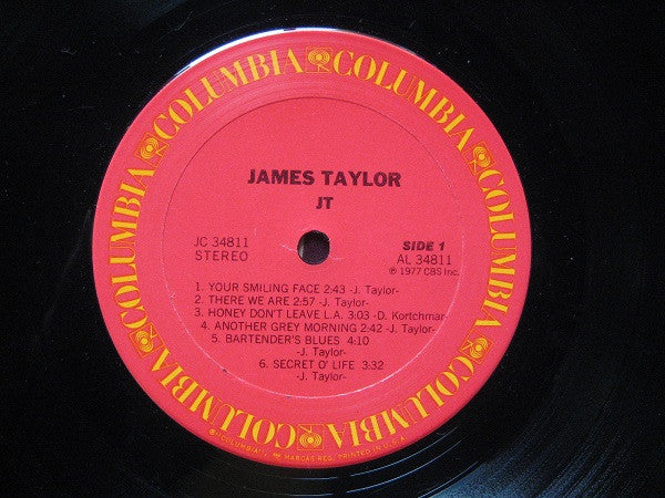 James Taylor - JT (LP, Album, San) (Very Good Plus (VG+)) - Image 4