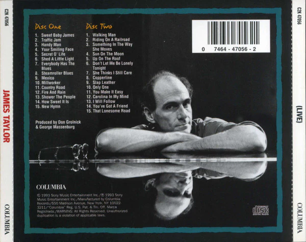 James Taylor - (Live) (2xCD, Album) (Very Good Plus (VG+)) - Image 4