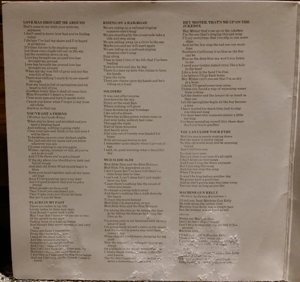 James Taylor - Mud Slide Slim And The Blue Horizon (LP, Album, RE, Win) (Very Good Plus (VG+)) - Image 3