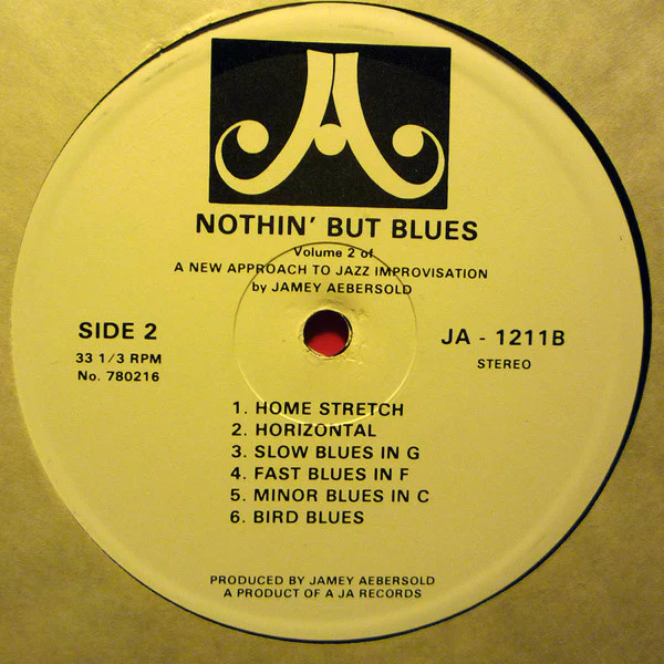Jamey Aebersold - Nothin' But Blues (LP) (Very Good Plus (VG+)) - Image 4