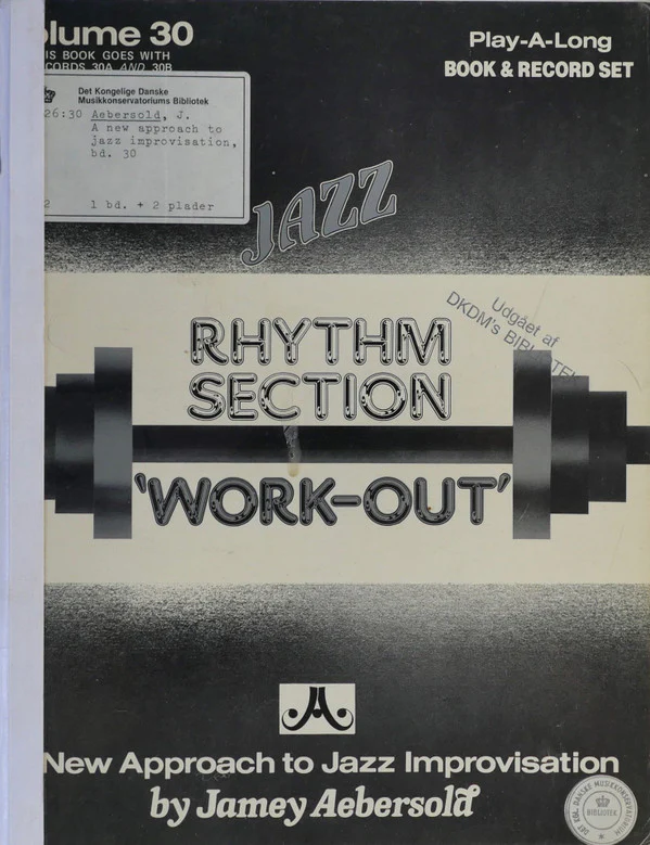 Jamey Aebersold - Rhythm Section 'Work-Out' (For Bass And Drums) (LP) (Very Good (VG)) - Image 5