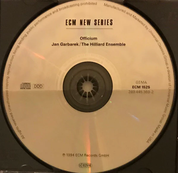 Jan Garbarek / The Hilliard Ensemble - Officium (CD, Album) (Near Mint (NM or M-)) - Image 5