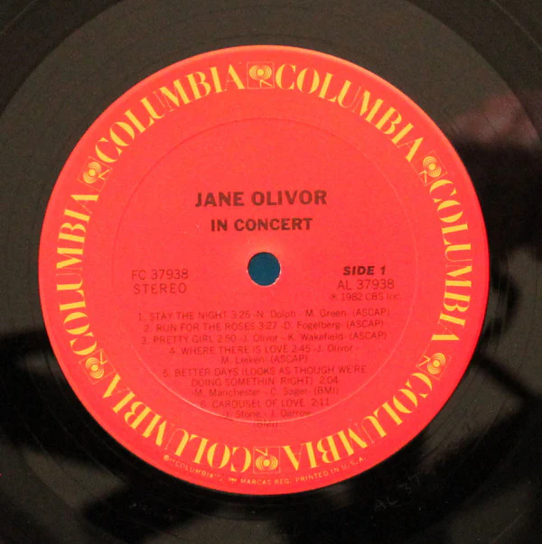 Jane Olivor - In Concert (LP, Album) (Very Good Plus (VG+)) - Image 5