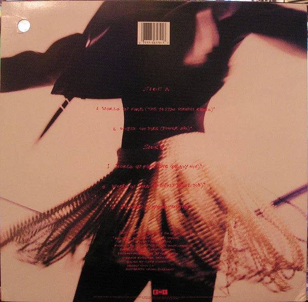Jane Wiedlin - World On Fire (12") (Mint (M)) - Image 2